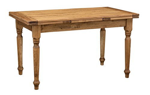 Biscottini Table à Manger Extensible 140x80x80 cm Made in Italy - Table Salle à Manger Extensible en Bois Massif - Table Bois Salle a Manger Biscottini Table à Manger Extensible 140x80x80 cm Made in Italy - Table Salle à Manger Extensible en Bois Massif - Table Bois Salle a Manger