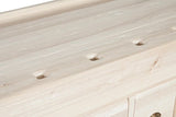 Biscottini table haute 184 x 78 x 92 cm Made in Italy | Meuble cuisine en bois massif | Établi pliant | Table haut cuisine en bois