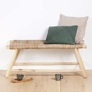 Banc en bois massif d'intérieur | Bohème Chic 100cm