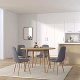 AC Design Furniture Pernille Table à Manger Ronde, Ø: 120 x 75,5 cm, Chêne, Bois, 1 pc