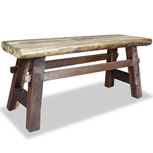 vidaXL Banc Bois de Récupération Massif Entrée Cuisine Tabouret Banquette vidaXL Banc Bois de Récupération Massif Entrée Cuisine Tabouret Banquette