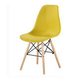 Lot de 4 chaises au Design Moderne de Style scandinave, Lia par MCC (Jaune)