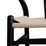 Ventemeublesonline Chaise WISHGREY Black