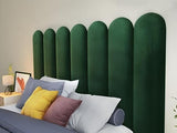 Pascal MORABITO - Panneaux muraux tête de lit - 210 cm - Velours - Vert - JAPI de Pascal Morabito
