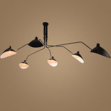 BRILIFE Lampe Serge Mouille Serge Mouille fer créative moderne Salon Plafond Lampes Lampes //sol/mur Lampes lampe de plafond chefs-624,6 Pll