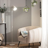 LEDKIA LIGHTING Lampadaire Métal Ulux 1450x250x250 mm Blanc E27 Métal pour Décoration Salon, Chambre, Cuisine