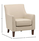 Stone & Beam Cheyanne Accent Chair, 31" W, Marshmallow