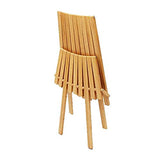 YLCJ Chaise de Jardin en Bambou de Loisirs en Bois Massif avec Chaise de Jardin, Chaise de Jardin Portable, Chaise de Plage extérieure