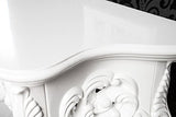 DuNord Design rétro Console Style Baroque Blanc Venezia