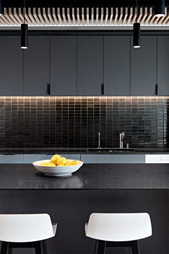 Plafonnier 6 Spots Orientables Noir – éclairage LED Directionnel Pour Cuisine, Salon, Couloir - 8