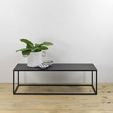 Spinder Design TS950-22-22 Tables Basses, Acier, Noir, 40 x 120 x 35 cm