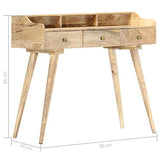 N/O Profitez de Vos achats avec Bureau de secrétaire 90x45x86 cm Bois de manguier Massif