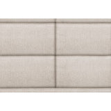 Tête de lit Moderne en Tissu Beige Naturel L160 cm Anatole