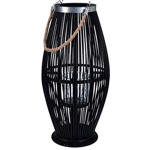 Biorausch Lanterne bioren Bambou - Moyen/Noir - 59 cm