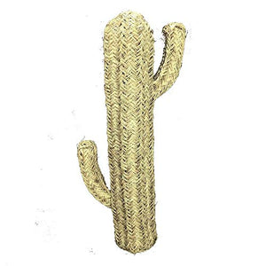 Artigianato Vulcano Décoration cactus en paille tressée à la main
