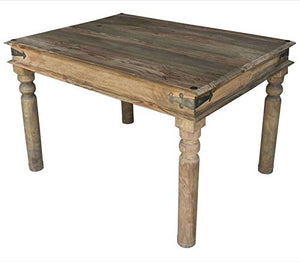 Table à Manger 180x90cm - Bois Massif de Palissandre huilé - Style Colonial/Ethnique - Leeds #30