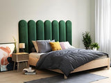 Pascal MORABITO - Panneaux muraux tête de lit - 210 cm - Velours - Vert - JAPI de Pascal Morabito