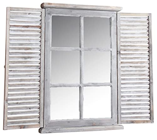 AUBRY GASPARD Miroir en Bois teinté Vieilli Taille 2 AUBRY GASPARD Miroir en Bois teinté Vieilli Taille 2