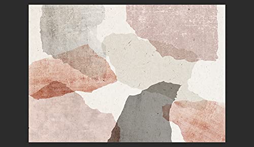 Murando Papier Peint Intissé Geometrique Triangle 350x256 Cm Décoration