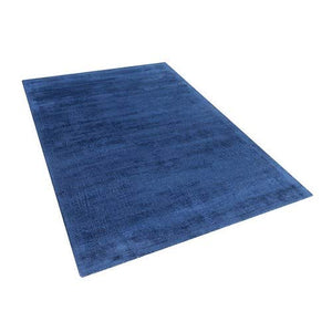 Tapis rectangulaire - Tapis en Viscose - Bleu foncé - 160x230 cm - GESI