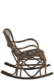 Rocking Chair ROTIN Marron (95x56x86cm) JOLIPA JLINE 91336