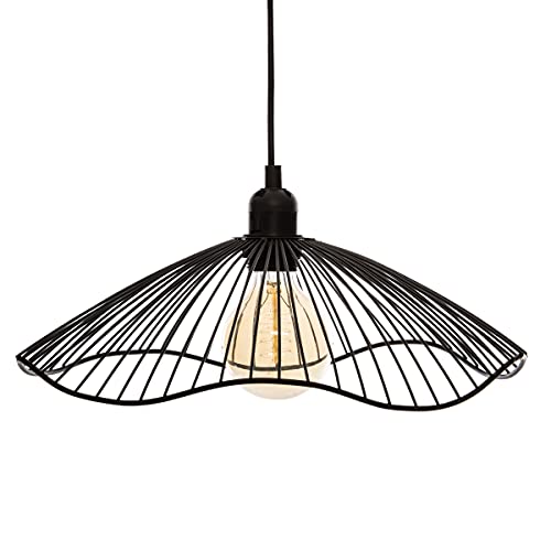 Atmosphera - Suspension en métal Filaire Noir D34 cm Galt Atmosphera - Suspension en métal Filaire Noir D34 cm Galt