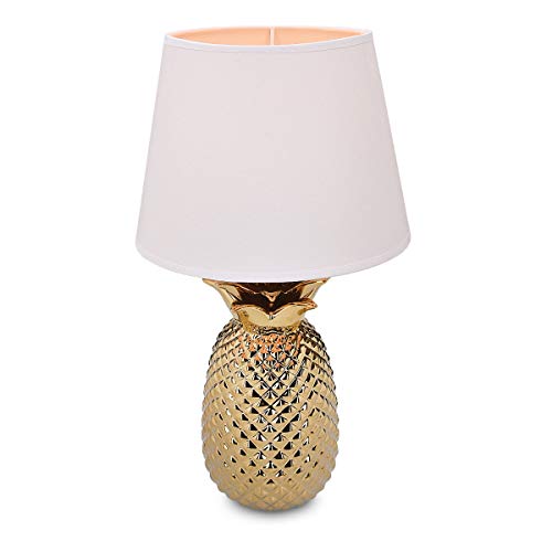 LAMPE De table ananas en résine et polyester 24 x 24 x 47 cm LAMPE De table ananas en résine et polyester 24 x 24 x 47 cm