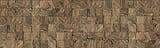 HOMN LIVING Tête de lit Mauro 200 cm, Imitation Bois, MDF avec imprimé réaliste, 200 cm (Largeur) 0,5 cm (Profondeur) 60 cm (Hauteur)