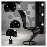 Lampe De Table Nordique Créatif Moderne Forme De Champignon Lampe Nuit for Salon Étude Chambre Décoration De Maison (Body Color : Black)