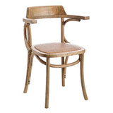 ixia.es Paire de chaises en bois et rotin