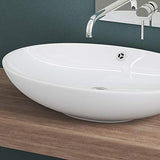 Lavabo Vasque à Poser Blanc 63cm Lave Main Sogood Bruxelles306 63x42x15,5cm