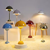 XIEJ Lampe de chevet LED de style moderne - Lampe de bureau - Champignon - Décoration de table - Idéale pour le salon, la cuisine, le couloir, la chambre à coucher, l'hôtel