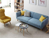HONGSHENG Tissu Moderne Canapé Villa Studio Petit Appartement Simple Simple/Double/Trois Personnes Canapé Combinaison,1,170 * 90 * 75cm