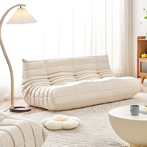 ISolay Canapé Chaise Technologie Portable Chaise Longue en Cuir, Design À 4 Plis, Canapé Moderne en Forme de Sac de Haricots, pour Salon/Chambre À Coucher, 175X70cm ISolay Canapé Chaise Technologie Portable Chaise Longue en Cuir, Design À 4 Plis, Canapé Moderne en Forme de Sac de Haricots, pour Salon/Chambre À Coucher, 175X70cm