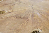 Table Basse 100 cm en Racine de Teck -Meuble Style Exotique,Cosy Naturel, Chalet Chic -Teak 04