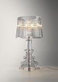 Kartell Bourgie, Lampe de Table, Avec Variateur de Lumière, Cristal