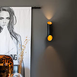 QAZQA organa - Applique murale Moderne - 2 lumière - L 9.6 cm - Noir - Moderne - Éclairage intérieur - Salon I Chambre I Cuisine I Salle à manger