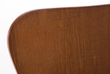 CLP Chaise Empilable Calisto en Bois - Assise Ergonomique - Chaise de Salle d’Attente en Bois Chaise, Hauteur Assise 45 cm -Couleurs au Choix: Marron