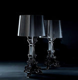 Kartell Bourgie, Lampe de Table, Noir Brillant, Version Dimmable