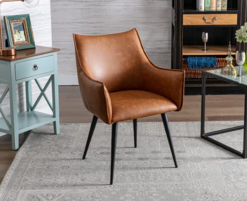 Wahson Fauteuil Salon Chaise en PU Cuir Chaise Salle à Manger avec