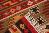 Kilim Carpets by Jalal Tapis Kilim Sivas 3 Rouge/Multicolore 160 x 230 cm