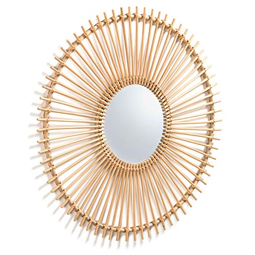 Kave Home Louisa Miroir mural rond en rotin Ø 81 cm Kave Home Louisa Miroir mural rond en rotin Ø 81 cm
