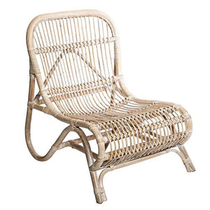 Atmosphera Créateur d'intérieur - Fauteuil Design en Rotin Tamara 75cm Naturel