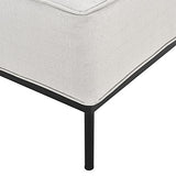 [en.casa] Modules de canapés - canapé de 2 pièces - 100% Polyester - Sable
