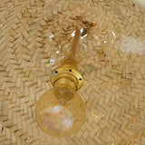 Suspension bohème en paille - Forme boule (M 50cm)