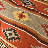 T&X Bohemian Ethnique Géométrique Indien Rétro Nordic Navajo Couverture Canapé Tapisserie, Kowart, 125X150cm