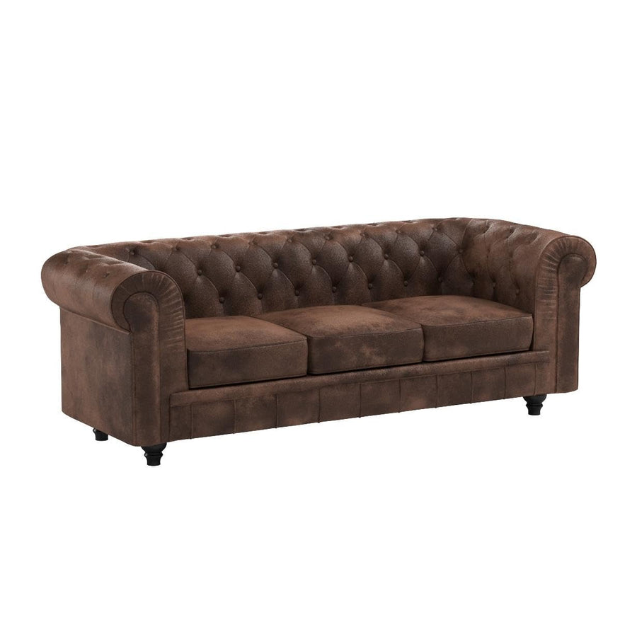 INTENSE DECO Canapé Chesterfield 3 Places Vintage INTENSE DECO Canapé Chesterfield 3 Places Vintage