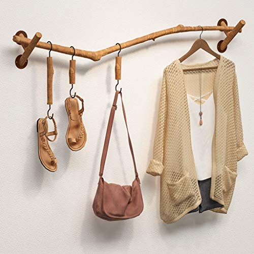 Porte-Manteau Mural En Forme D'Arbre Nordique – Bambou Naturel, Design Créatif & Gain De Place