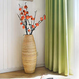 QingT Simple et Moderne, rotin, Vase en Bois, Salon, Hall,-80cm de Hauteur
