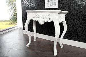 DuNord Design rétro Console Style Baroque Blanc Venezia